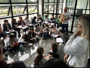 Alunos da Escola Norma M