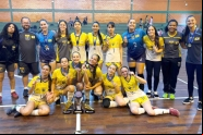 Futsal feminino de Gaspar vence 3