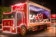 Caravana de Natal da Coca-Cola vai ar em Blumenau nesta ter