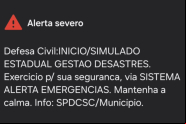 Defesa Civil de Gaspar participa de simulado de temporal neste domingo